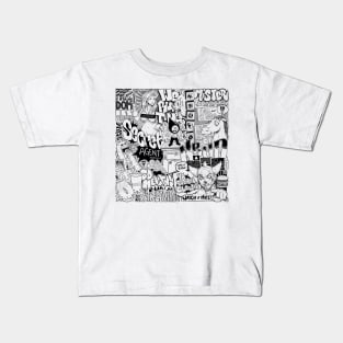 DzyMess No.8 "Freedom Illusion" Kids T-Shirt